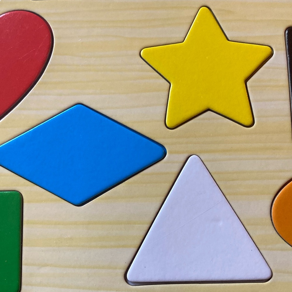 Colors & Shapes Wooden Inset Puzzle - Picture 8 of 13